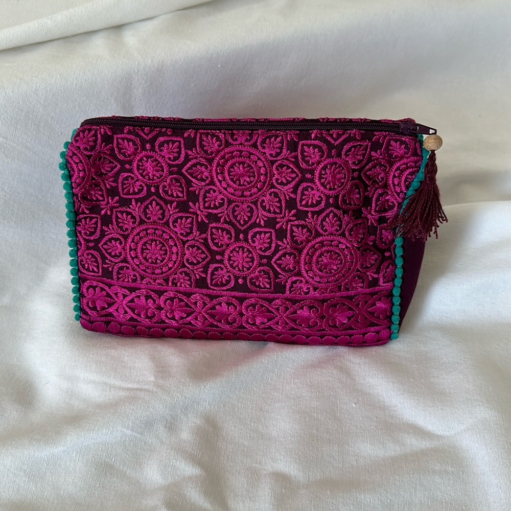 Boho makeup stash bag!